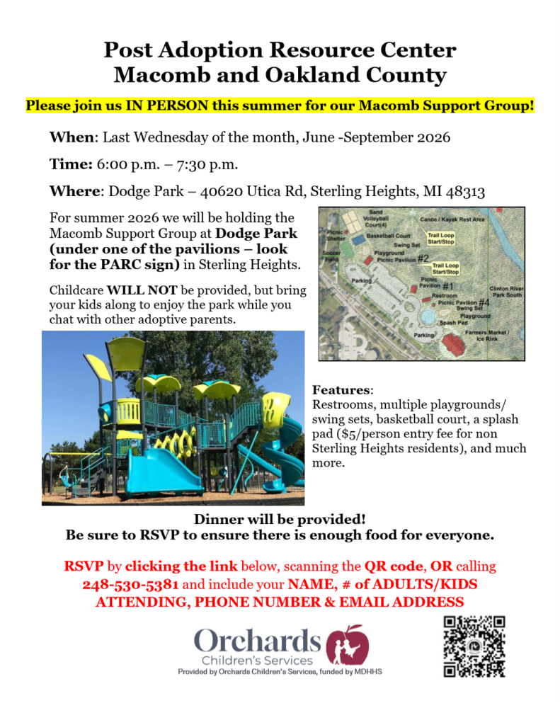 Macomb Support Group - Summer 2026