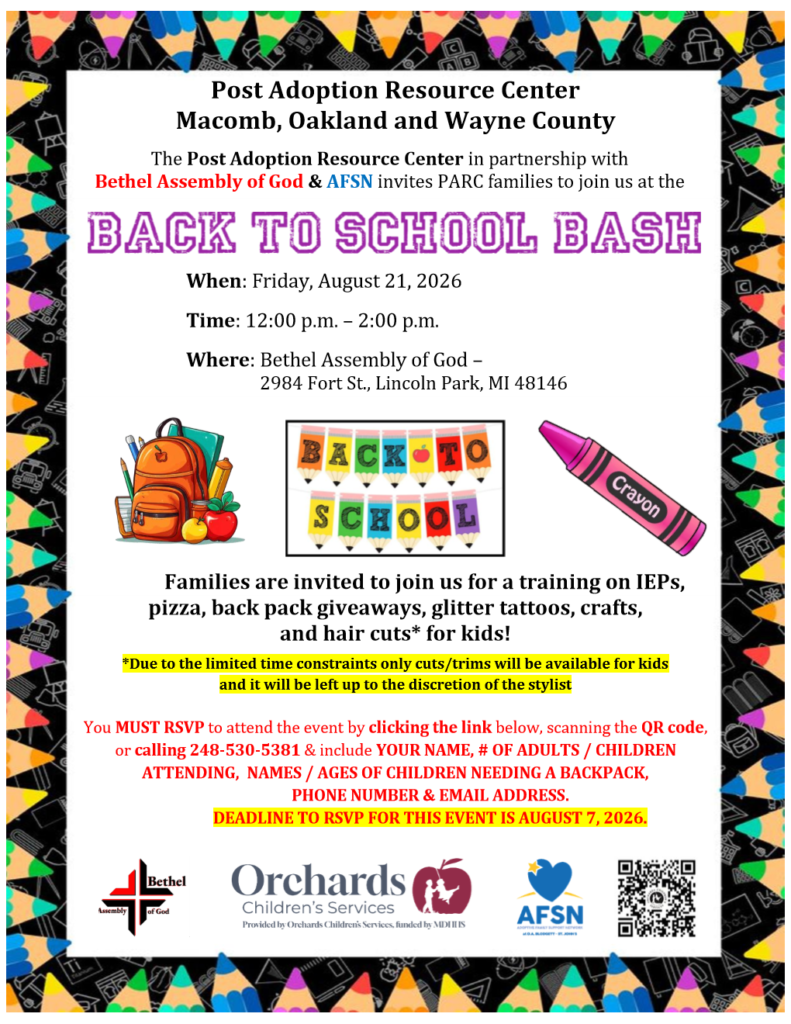Back to School Event - August 21 2026